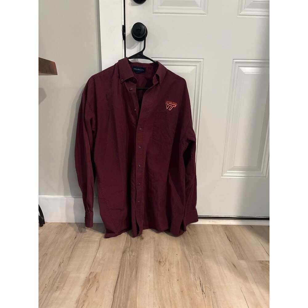 Virginia Tech button up shirt